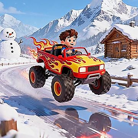 Extreme Road Trip online browser game cover on Paymygame